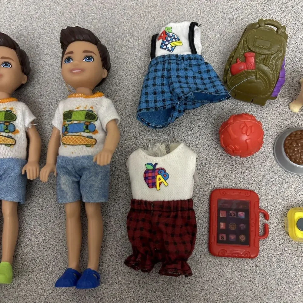 Barbie Club Chelsea 2 Boy Dolls 
